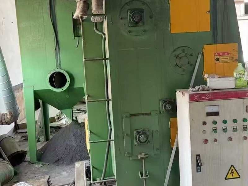 二手抛丸清理机工作现场