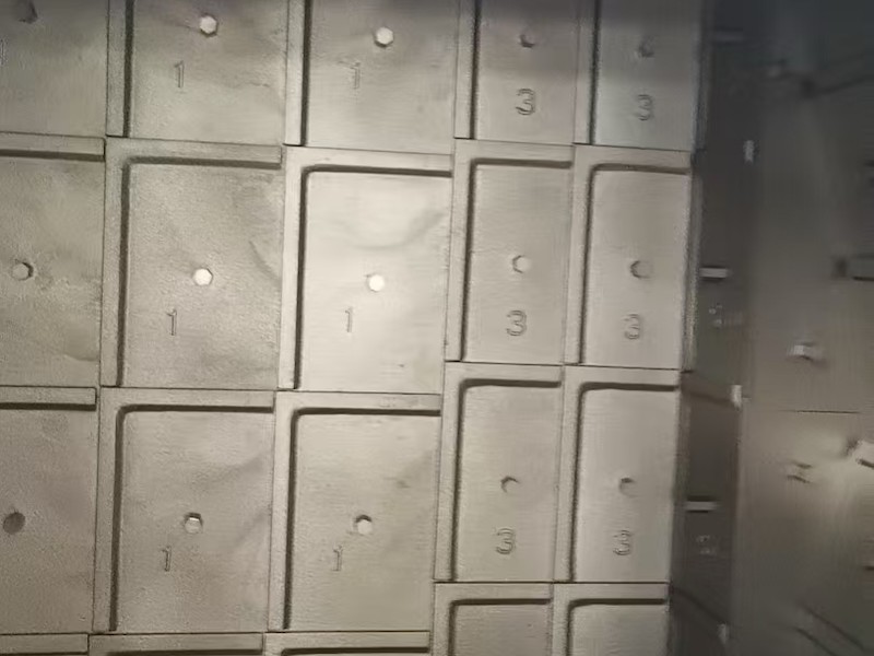 二手抛丸清理机工作现场