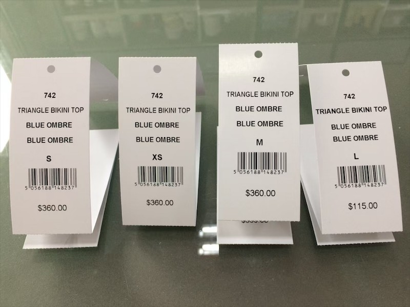 卷筒吊牌产品展示