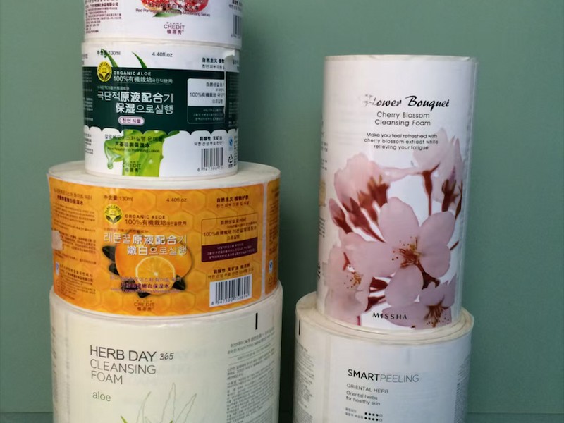 标签印刷细节展示