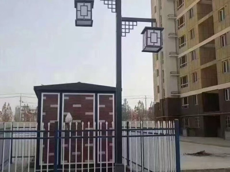 路灯安装效果