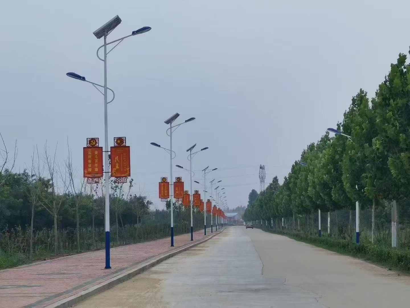 阿克苏地区柯坪县太阳能路灯改造项目案例：老旧道路焕新