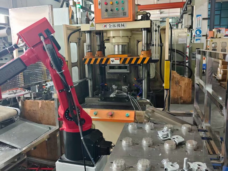 机器人工作站集成示意