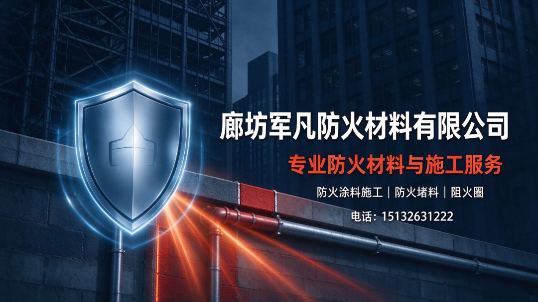 军凡防火材料 防火涂料施工与封堵材料供应
