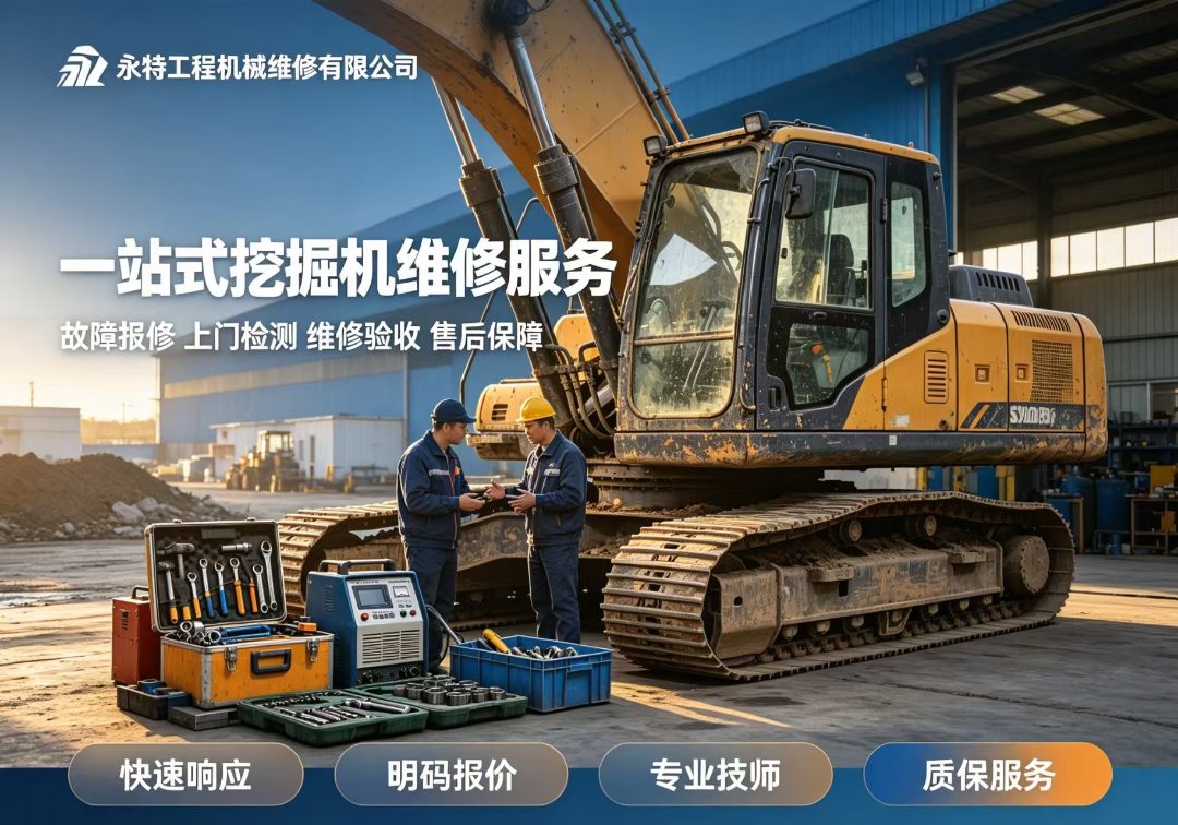 四川自贡挖掘机维修公司电话_挖机维修|利勃海尔挖机维修厂家电话实力商家