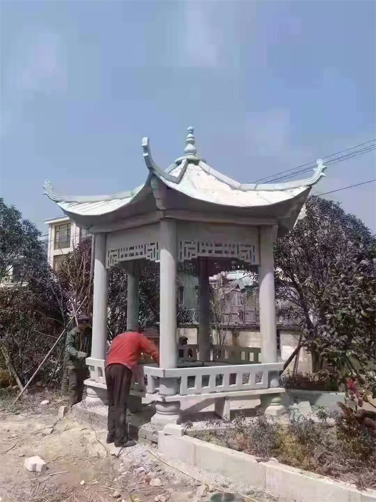 北屯市青石凉亭