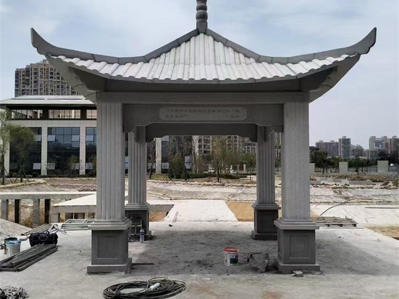 北屯市石雕亭子
