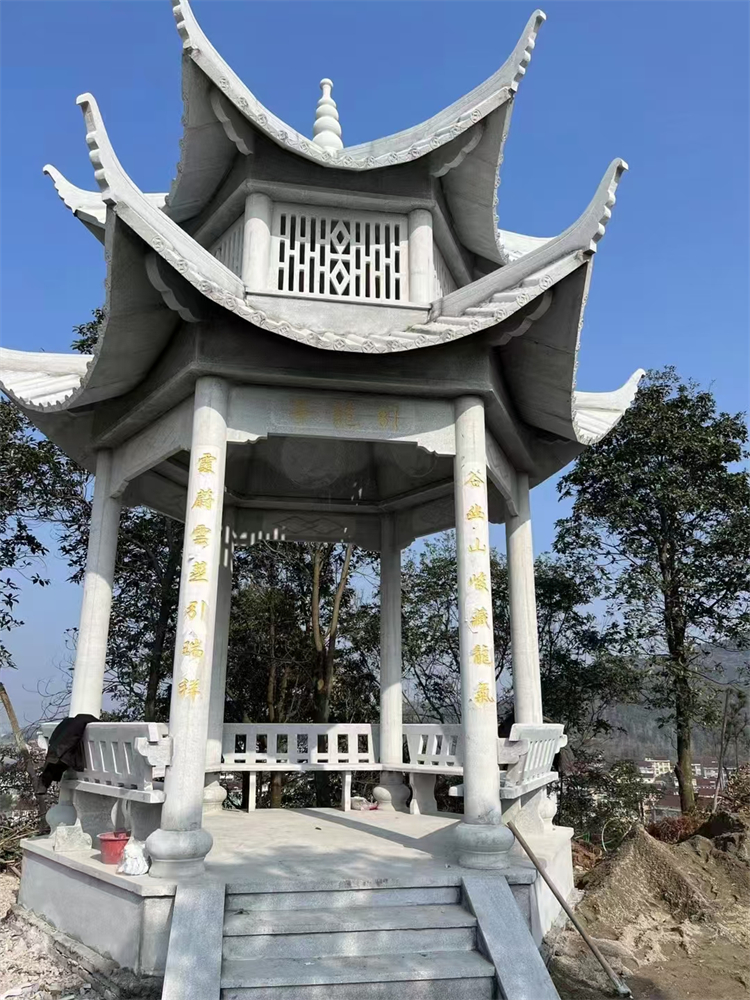北屯市花岗岩石亭子