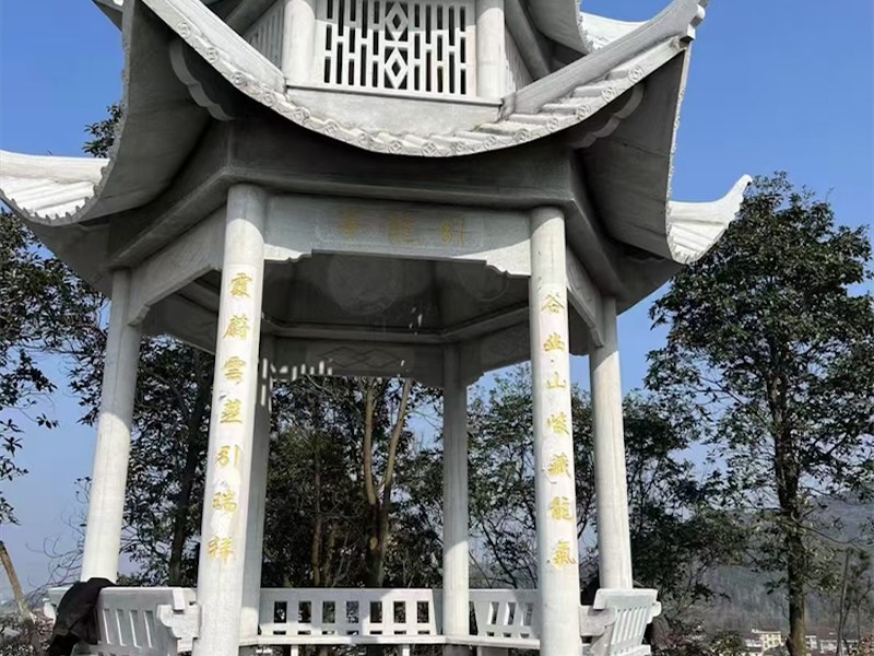 北屯市花岗岩石亭子