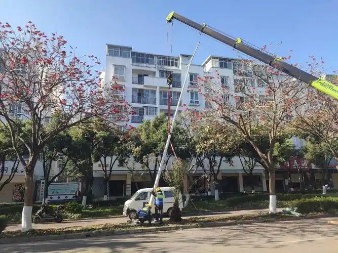 高低臂路灯
