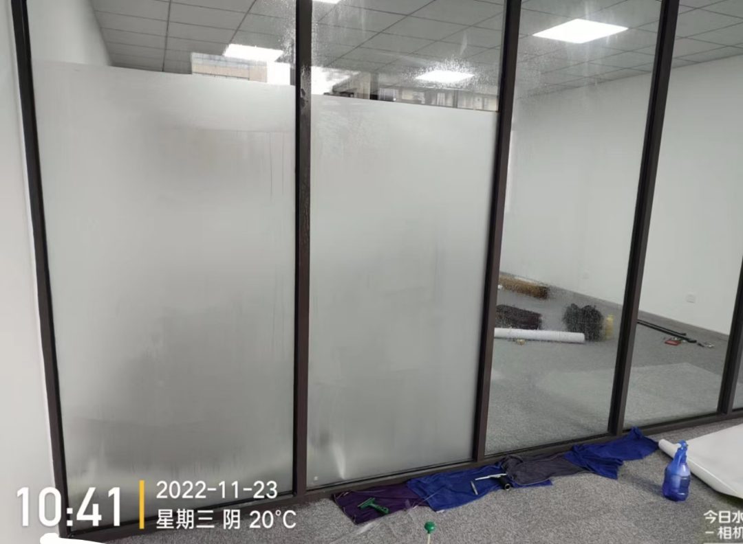 中山市办公室隔断贴膜