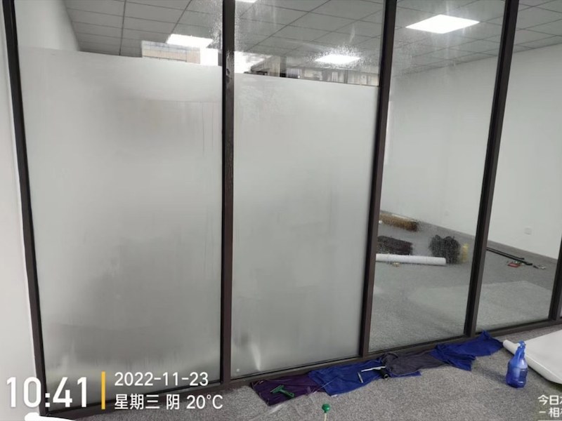 中山市办公室隔断贴膜