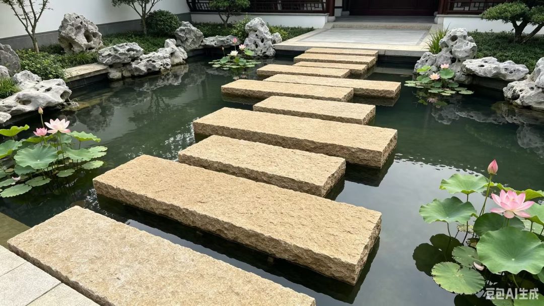 花岗岩做旧老石板