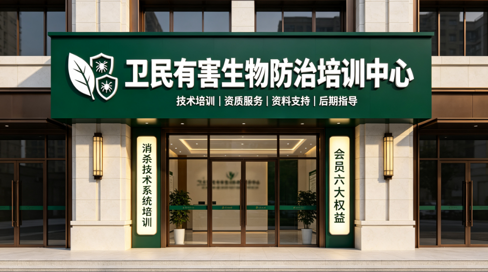 有害生物防治培训中心招牌