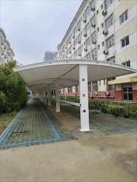 保定市充电桩膜结构车棚