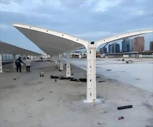 重庆市附近膜结构车棚