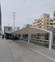 重庆市拉膜结构车棚