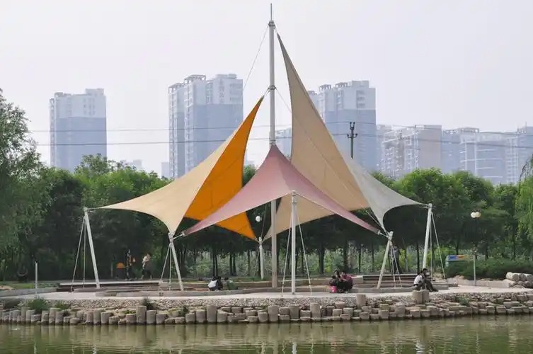 圆形膜结构景观