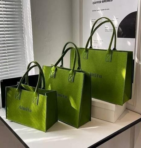 户外毛毡手提包