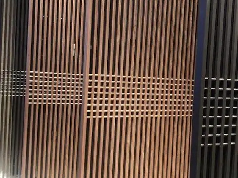 铝格栅屏风