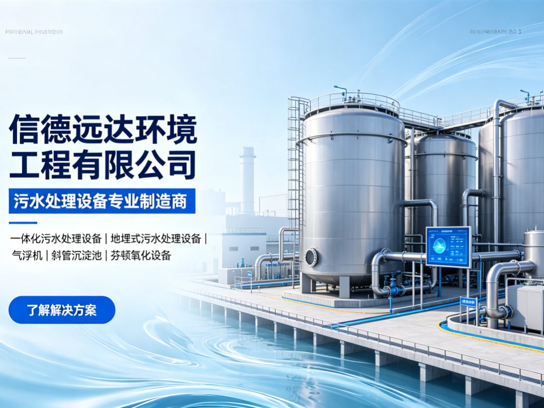 信德远达环境工程 污水处理设备生产车间