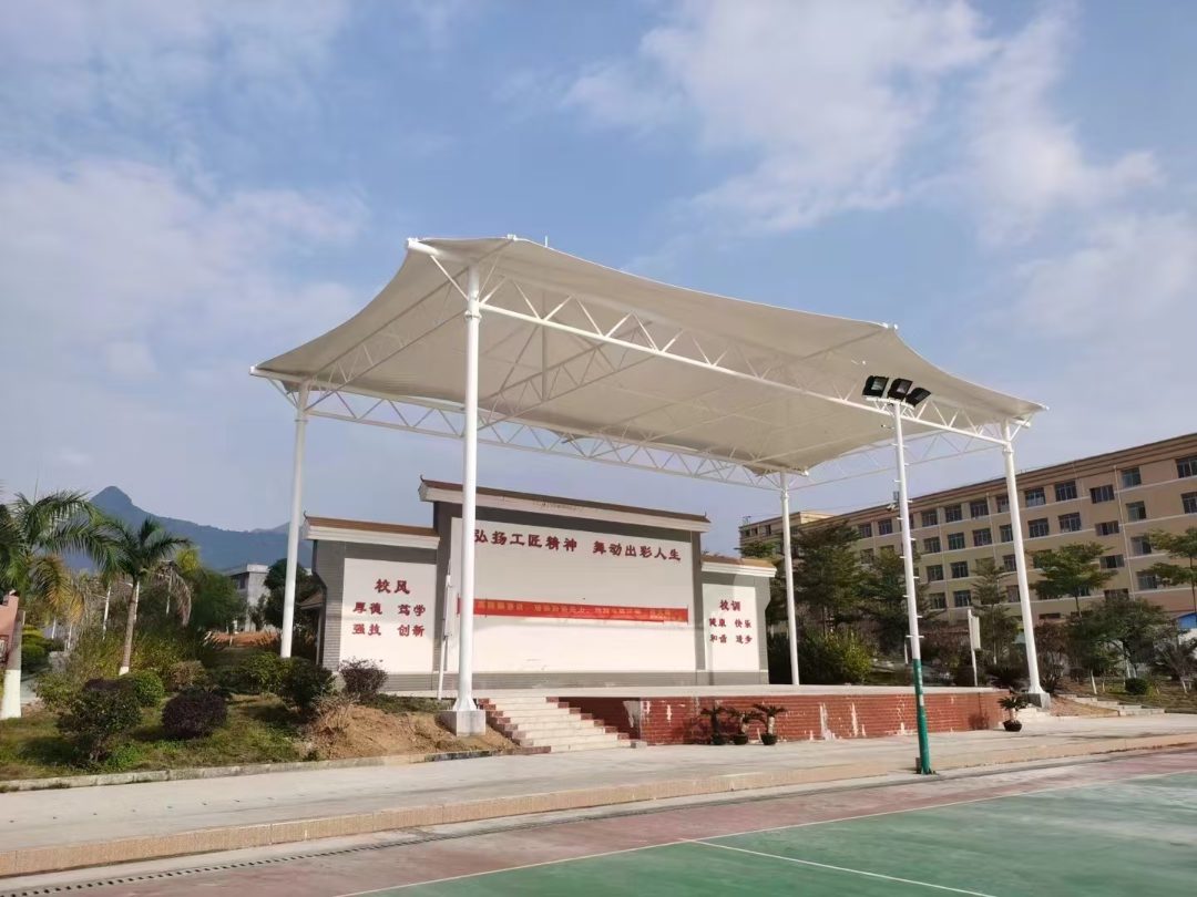 篮球场膜结构