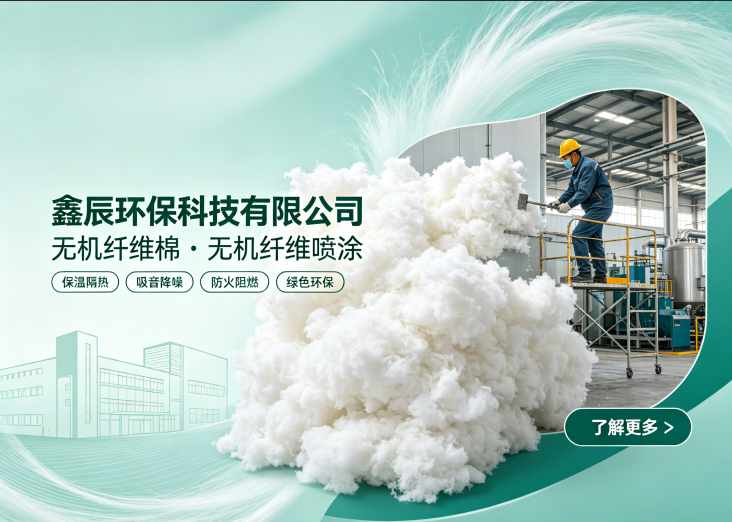 鑫辰环保 无机纤维棉喷涂应用示意