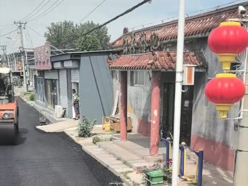 沥青摊铺施工