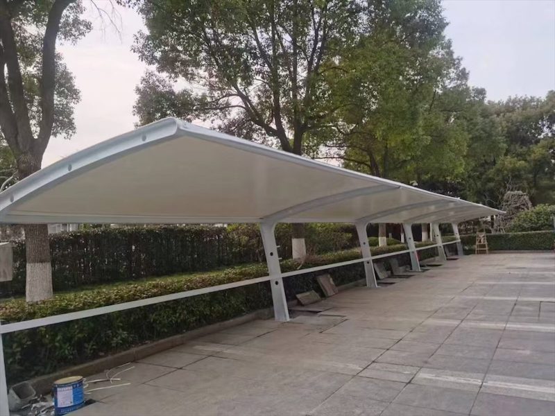 拉杆式膜结构车棚