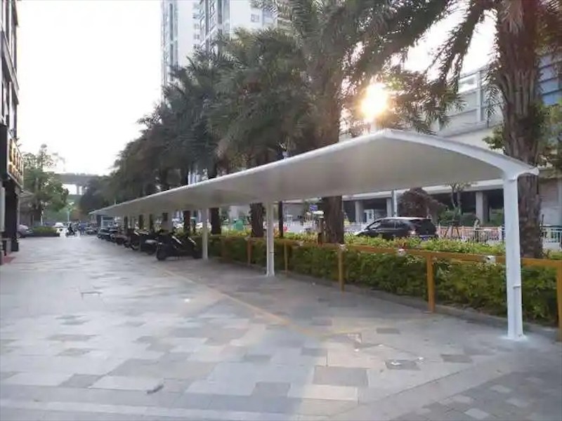 PVC膜结构车棚