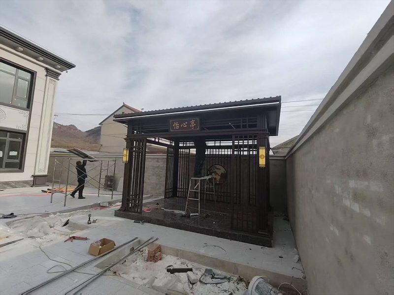 户外休闲凉亭