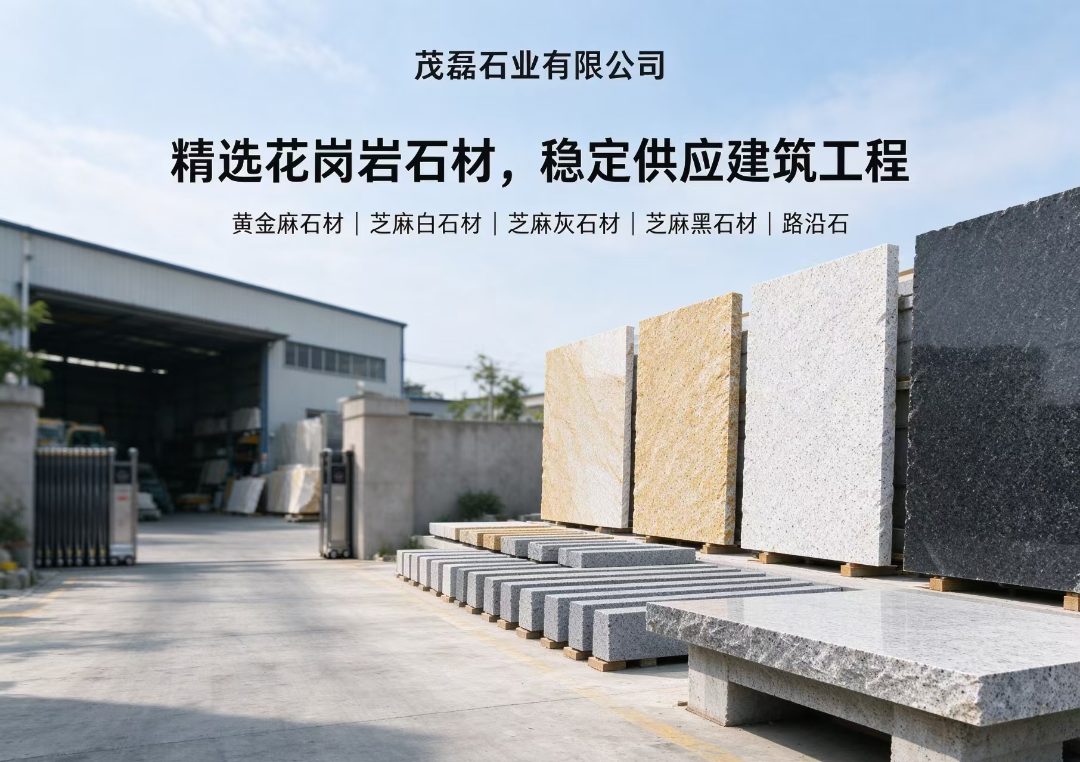 茂磊石业 茂磊石业厂区石材加工
