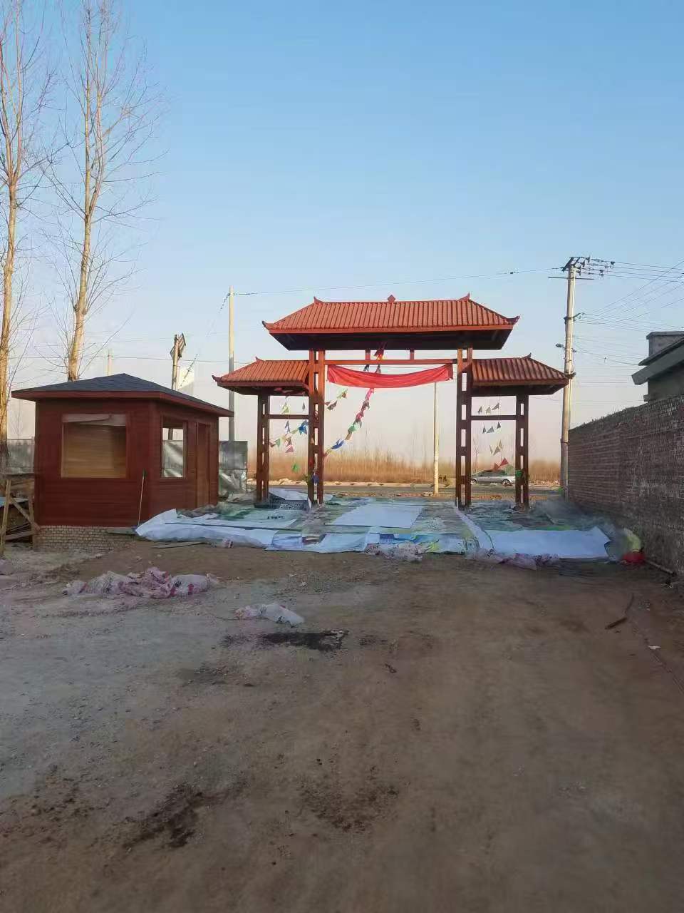 院子凉亭