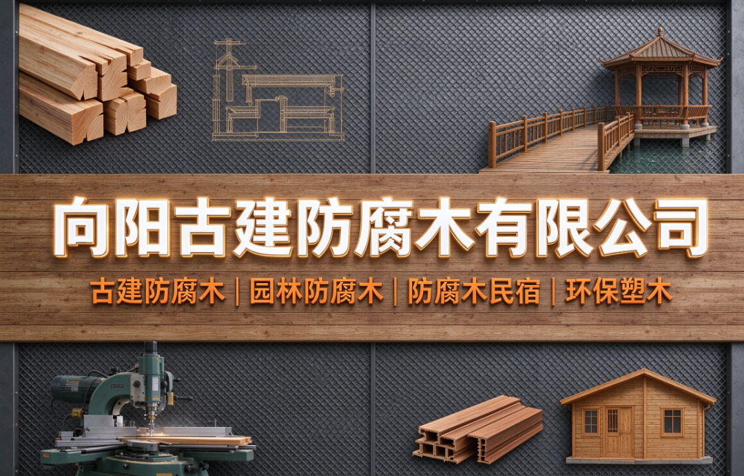 向阳防腐木 向阳防腐木生产基地实景