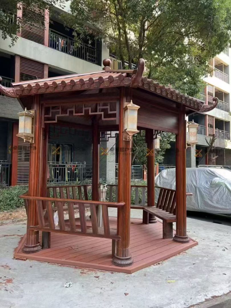 四角凉亭