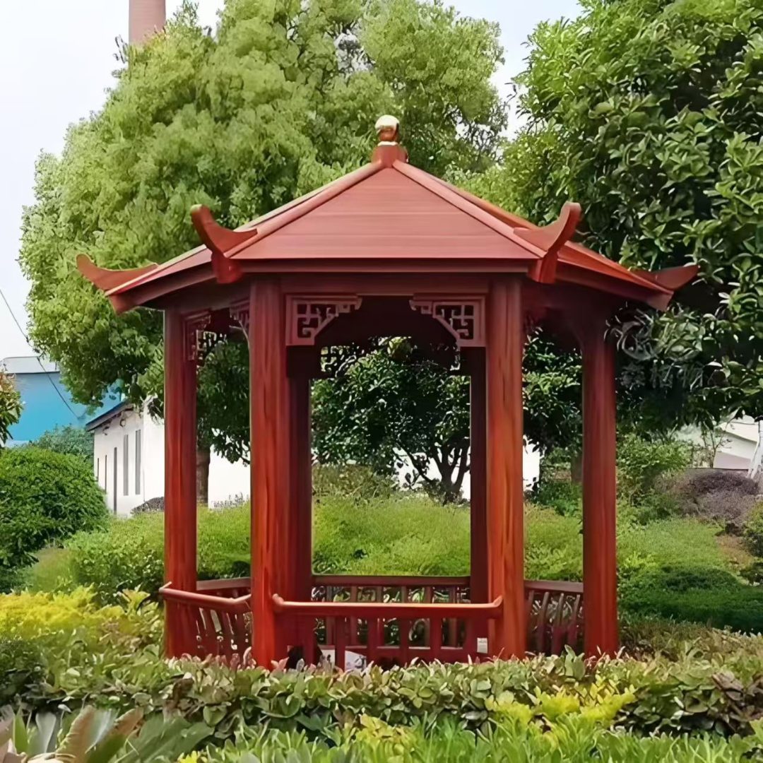 防腐木凉亭