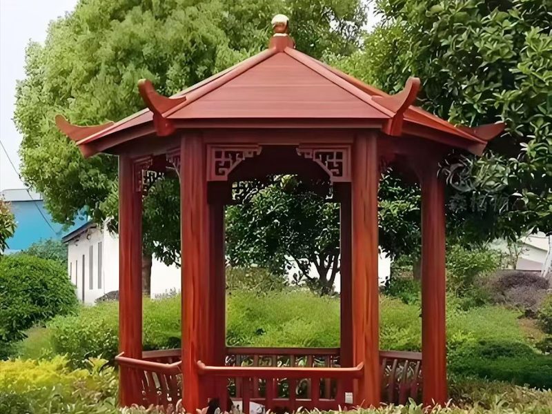 防腐木凉亭