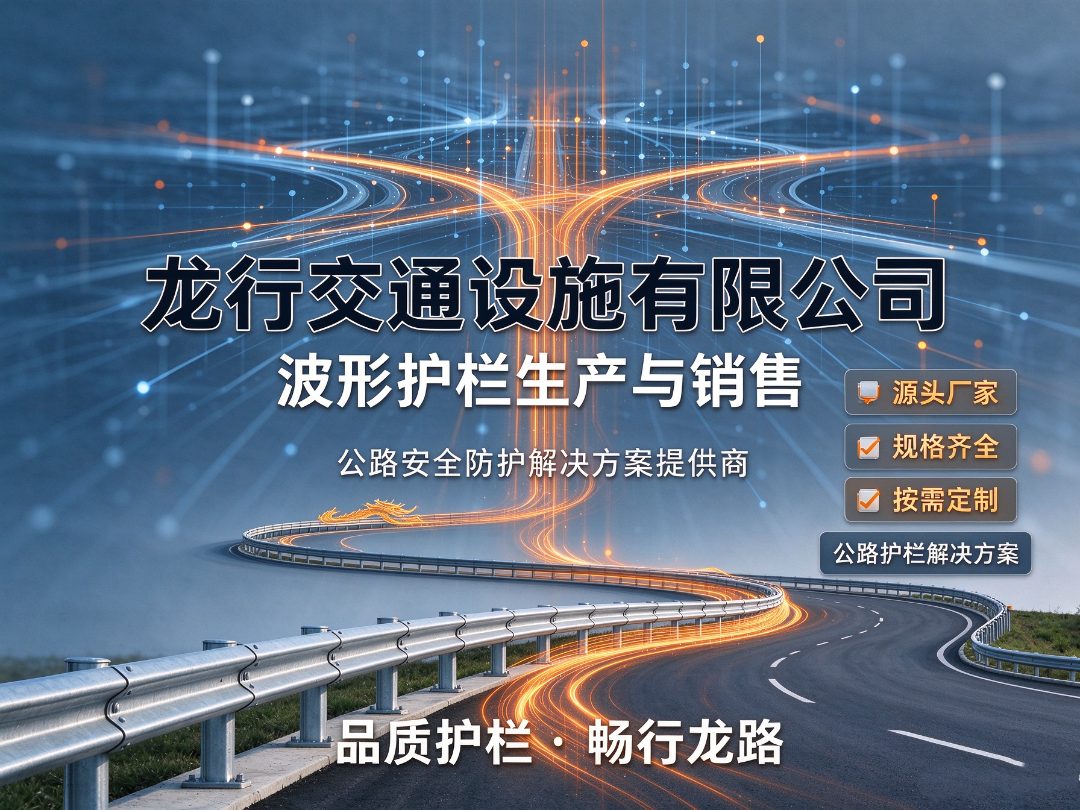 龙行交通 波形护栏生产车间