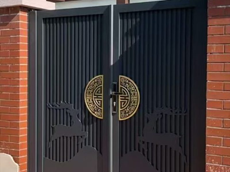 中式铝艺庭院门