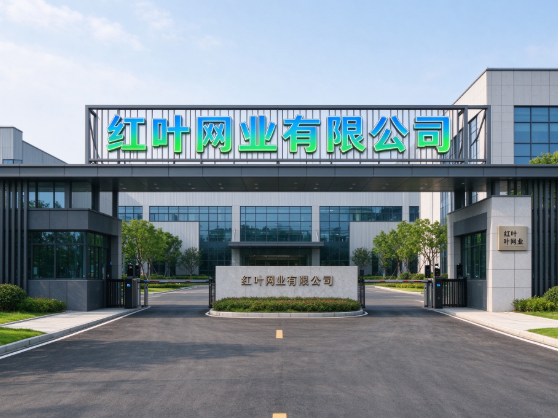红叶网业 安全网生产车间