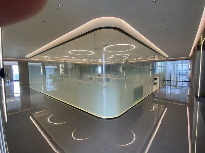 手动双玻百叶隔断