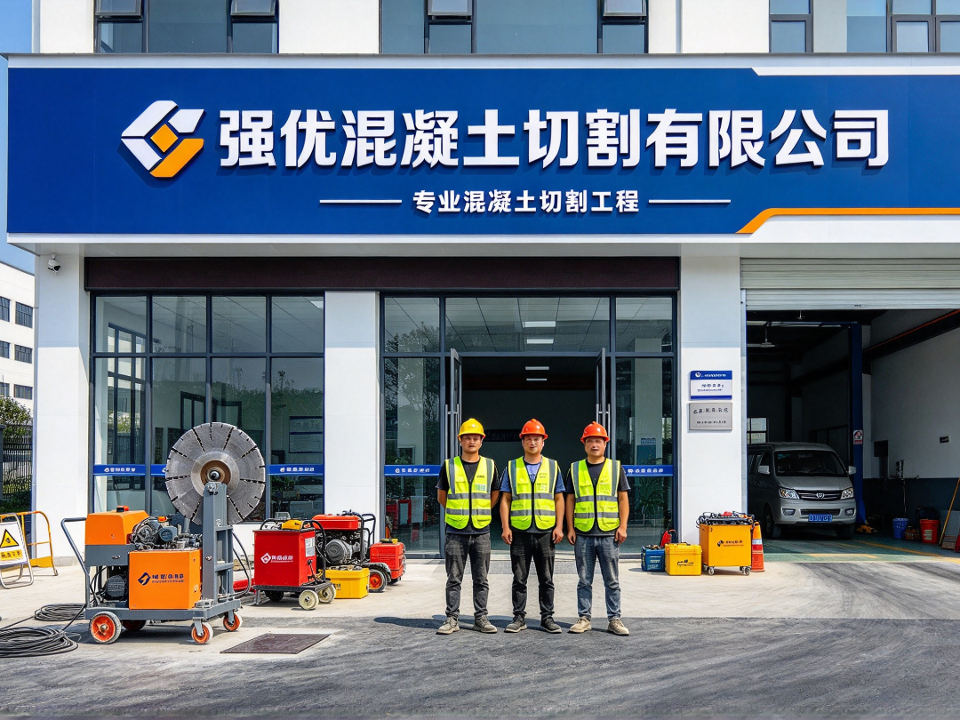 强优混凝土切割 混凝土静力切割施工现场