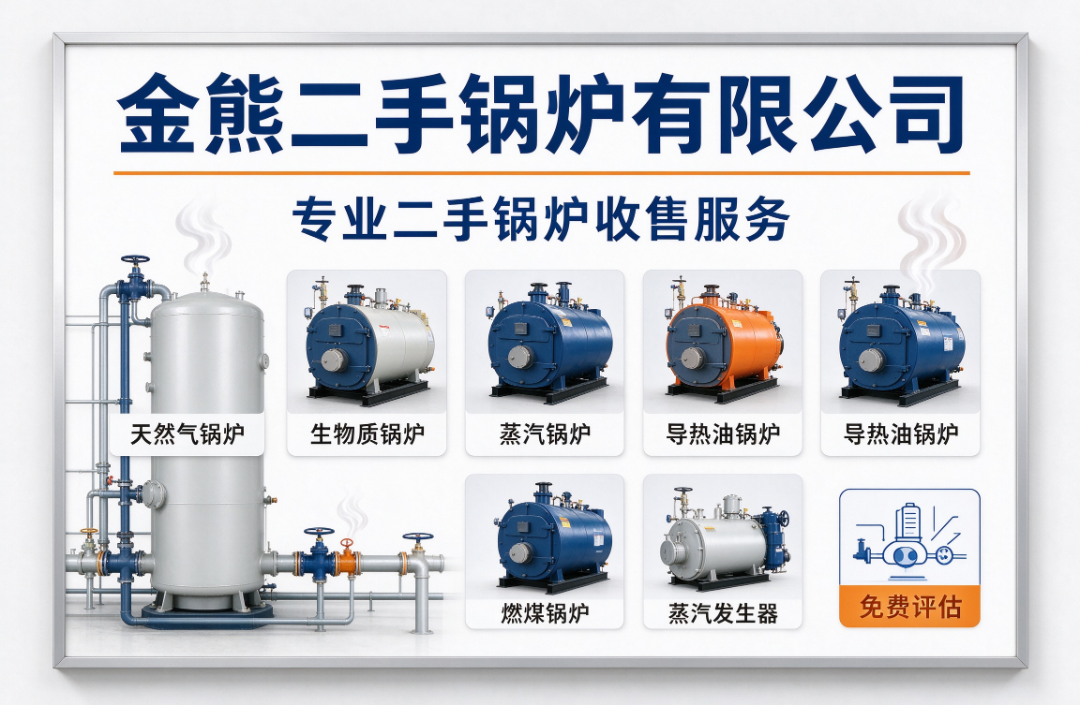 金熊二手锅炉 仓储检修基地实拍