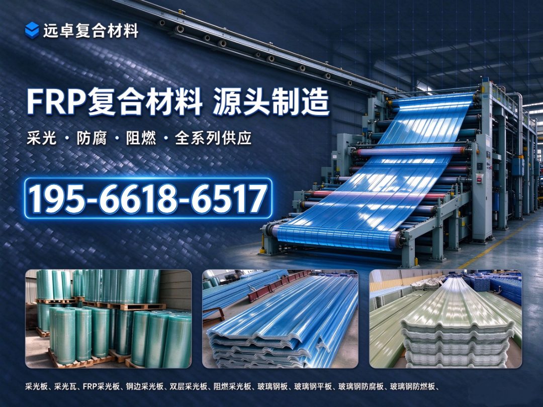 远卓复合材料 FRP采光板生产线