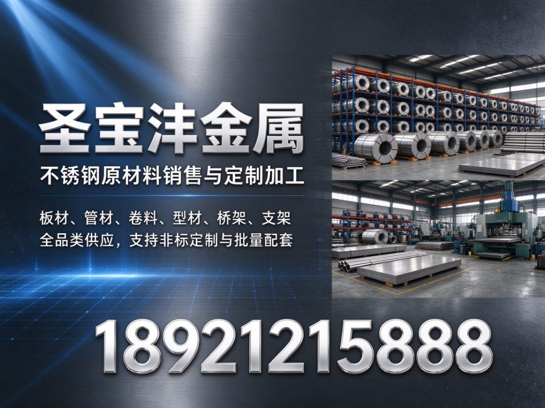 圣宝沣不锈钢 不锈钢板材与管材仓储