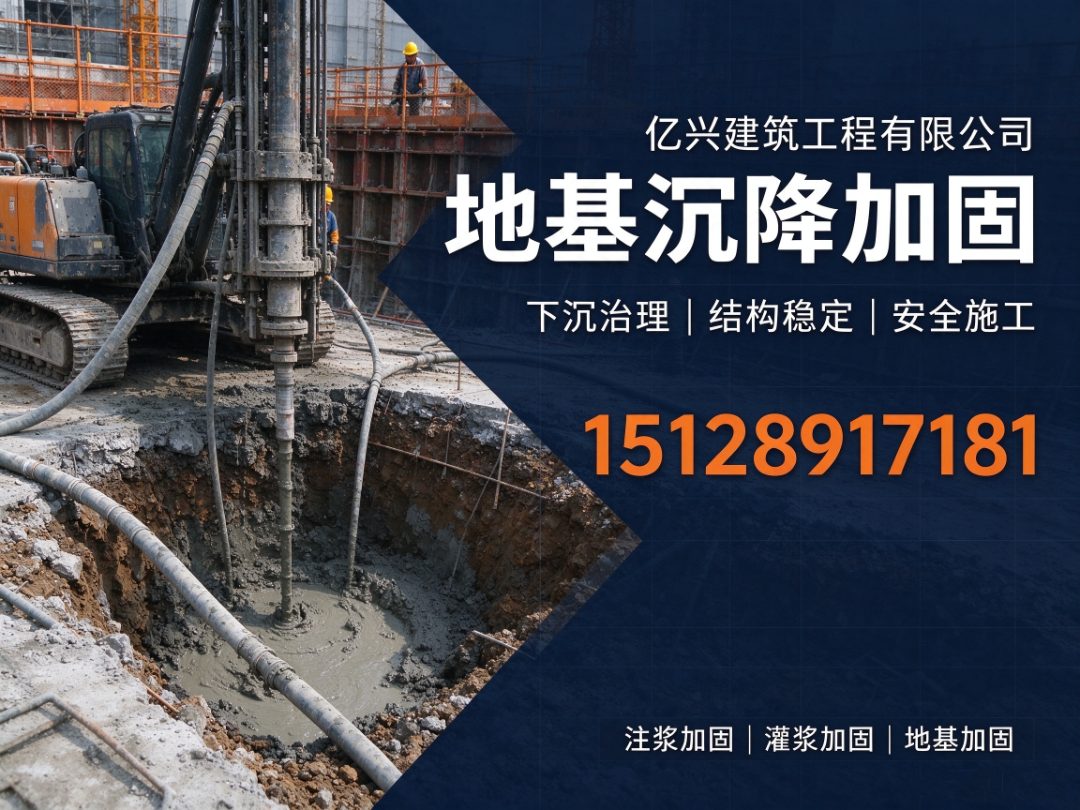 亿兴注浆加固 注浆加固施工现场